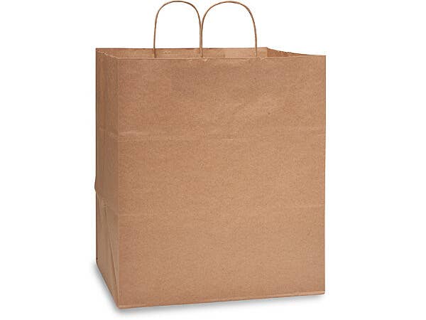 Brown Kraft Paper Shopping Bags