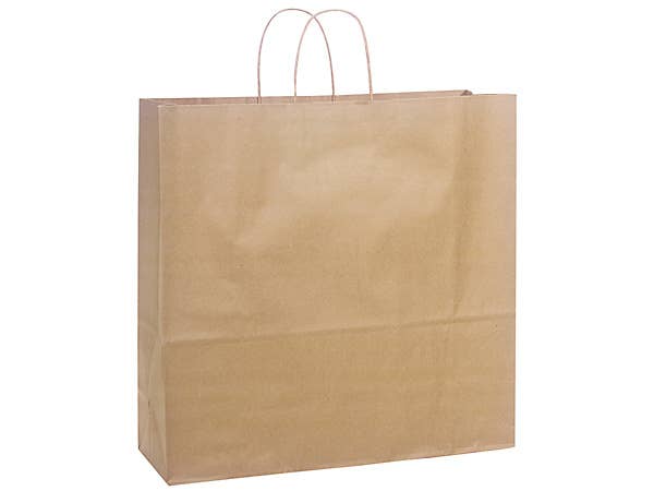 Brown Kraft Paper Shopping Bags