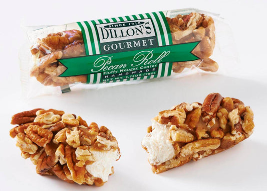 Pecan Log Roll, Gourmet, Large Pecans, 2.75 oz.